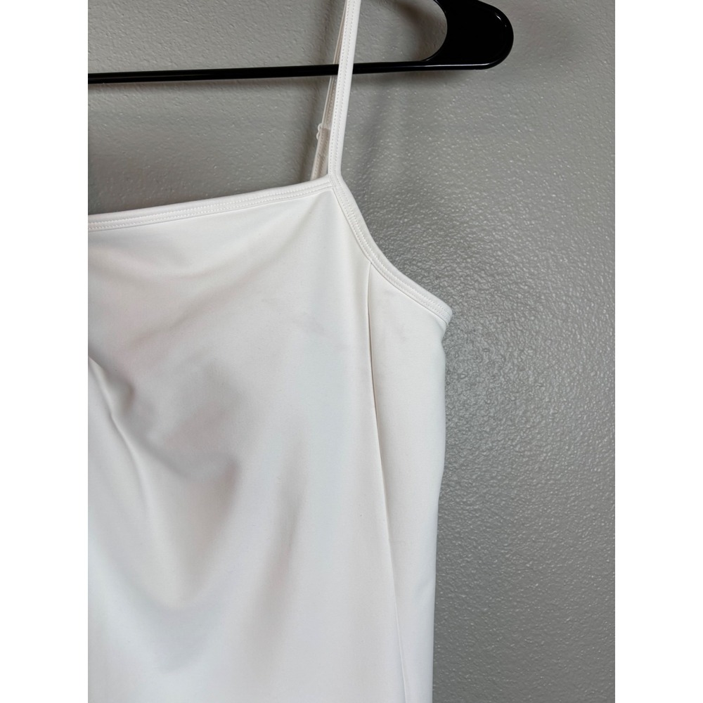 Old Navy Active Powersoft White Sleeveless Mini Dress Go-Dry Size M Graduation - Picture 4 of 8
